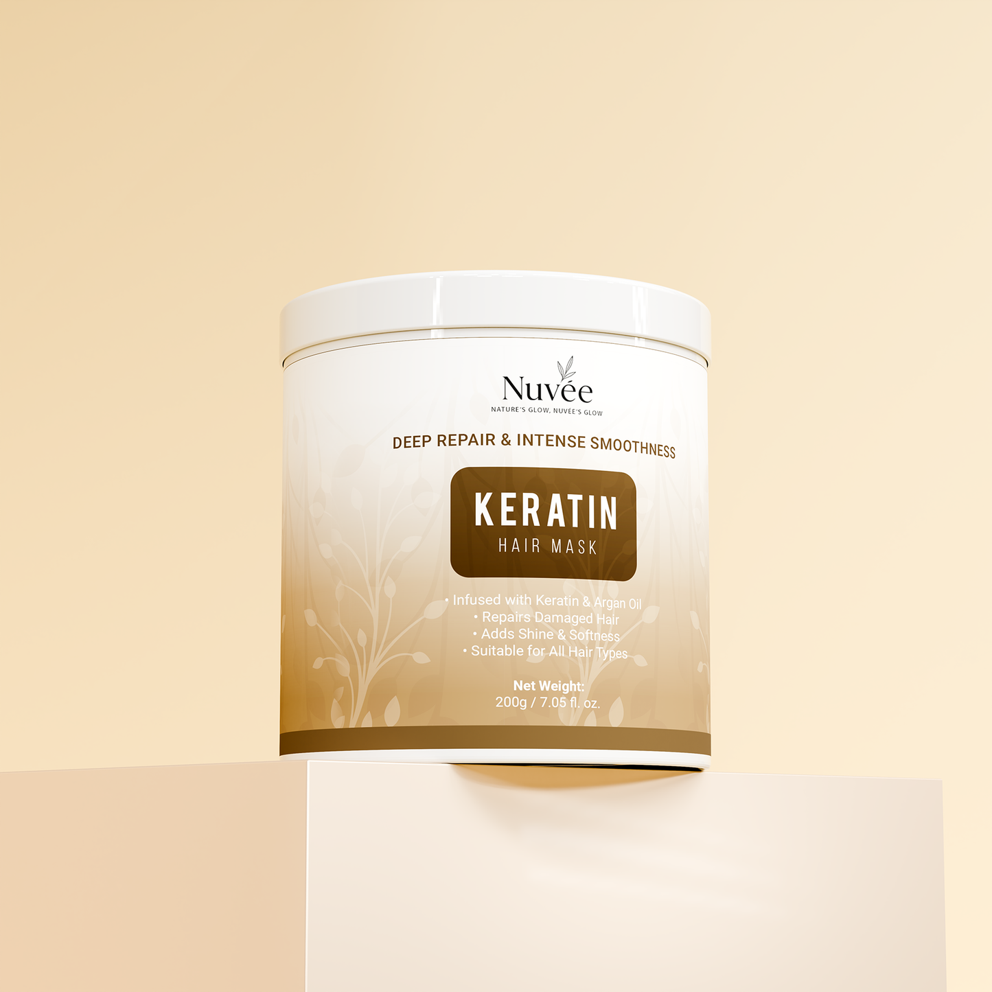 Nuvee Keratin Hair Mask – Deep Repair & Smoothness for Damaged Hair