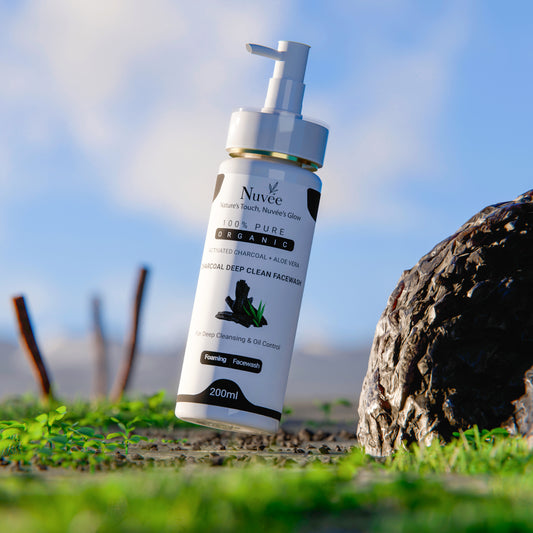 Nuvee Charcoal Facewash – Deep Cleansing & Oil Control (200ml)